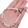 Bratara pe nod culisant Piatra Lunii discuri fatetate 6mm cu noua sfere fatetate Hematit auriu 4mm, imagine 4