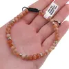 Bratara pe nod culisant Piatra Soarelui discuri fatetate cu sase bumbi de Argint 925, 5-6mm, imagine 4
