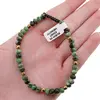Bratara pe nod culisant Rubin in Zoisit discuri fatetate 5-6mm cu Hematit auriu sfere fatetate 4mm, imagine 4