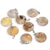 Pandantiv Agat Crazy Lace rotund, 32mm, imagine 2