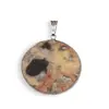 Pandantiv Agat Crazy Lace rotund, 32mm, imagine 5