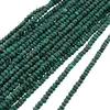 Sirag malachit natural discuri fatetate 3-4mm, 33cm, imagine 2
