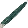 Sirag malachit natural discuri fatetate 3-4mm, 33cm, imagine 3