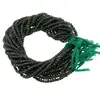Sirag nefrit dark discuri fatetate 5-6mm, 33cm, imagine 3
