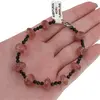 Bratara Aventurin rosu discuri fatetate 8-10mm si Turmalina neagra trei sfere fatetate 3mm, imagine 4
