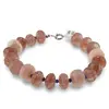 Bratara Aventurin rosu, Opal roz discuri fatetate 8-12mm si Lapis Lazuli discuri 3mm, imagine 2