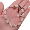 Bratara pe nod culisant Piatra Lunii discuri fatetate 6mm si Hematit auriu sfere fatetate 4mm, imagine 4