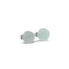 Cercei cu surub Acvamarin semisfere 8mm, imagine 3