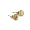 Cercei cu surub citrin semisfere 8mm, imagine 2