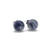 Cercei cu surub sodalit semisfere 8mm, imagine 3