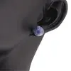 Cercei cu surub sodalit semisfere 8mm, imagine 4