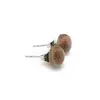 Cercei cu surub Unakit semisfere 8mm, imagine 2