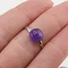 Inel reglabil Ametist, 8mm, imagine 3
