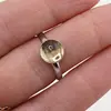Inel reglabil Citrin, 8mm, imagine 3