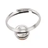 Inel reglabil Goldstone albastru, 8mm, imagine 4