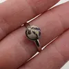 Inel reglabil Jasp Dalmatian, 8mm, imagine 5