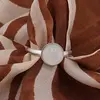 Inel reglabil Piatra lunii gri deschis, 8mm, imagine 2