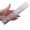 Bagheta selenit gravata cu cele 7 chakre, 20cm, imagine 2