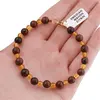 Bratara Obsidian mahon sfere 6mm si Citrin sfere 4mm, imagine 4