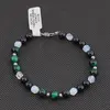 Bratara Ochi de tigru verde, Onix sfere 6mm si Opalit fatetat 5mm, imagine 2