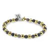 Bratara Sodalit sfere 5mm si Hematit auriu sfere fatetate 6mm, imagine 2