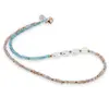 Colier Apatit, Labradorit, Piatra lunii discuri fatetate 3-4mm si Cristal de stanca neuniform 8mm cu bumbi aurii, imagine 2