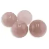 Sfera cristal natural Cuart roz, 350g, imagine 2