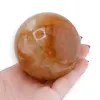 Sfera cristal natural Cuart tangerin, 300g, imagine 7