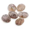 Palm Stone cristal natural Agat Flower, 70-100g, imagine 2