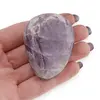 Palm Stone cristal natural Ametist, 40-60g, imagine 5