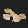 Pandantiv cristal natural rulat Citrin, 15-20mm, imagine 2