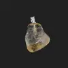 Pandantiv cristal natural rulat Citrin, 15-20mm, imagine 4