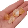 Pandantiv cristal natural rulat Citrin, 15-20mm, imagine 6