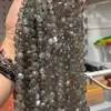 Sirag briolete Piatra lunii gri 8-9mm, 18cm, imagine 2
