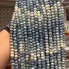 Sirag discuri fatetate Opal albastru 7-8mm, 20cm, imagine 2