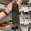 Sirag discuri fatetate Piatra lunii gri inchis 9-11mm, 20cm