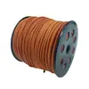 Snur piele ecologica maro brun, 3mm, 90 de metri/rola