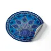 Abtibild sticker Feng Shui cu Elefant si Rinocer albastri pentru protectia banilor 2025, mic, imagine 2