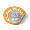 Abtibild sticker Feng Shui cu Zeita umbrelei albe Sitatapatra 2025, mic, imagine 2