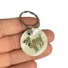 Breloc pentru zodia Berbec din sidef natural, imagine 2