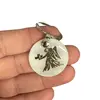 Breloc pentru zodia Fecioara din sidef natural, imagine 3