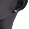 Cercei cu surub si montura ovala din argint 925, Piatra lunii 5mm x 3mm, imagine 3