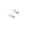 Cercei cu surub si montura picatura din argint 925, Topaz 6mm x 4mm, imagine 2
