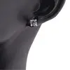 Cercei cu surub si montura rotunda din argint 925, Ametist - 5mm, imagine 3