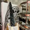Lumanare din parafina, spirala, neagra, 18cm, imagine 3