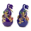 Statueta Feng Shui din metal set cu 2 Wu Lou-uri si lilieci pentru cele cinci binecuvantari, 2025, imagine 2