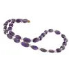 Colier Ametist oval neregulat si sfere, 3-13mm, imagine 2