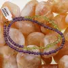Colier Ametist sfere si Peridot banuti, 4-5mm, imagine 4