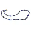 Colier Lapis Lazuli neuniform si sfere, 3-10mm, imagine 2