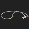 Colier Mix Berile sfere fatetate 2mm si Peridot briolete fatetate 6mm, imagine 2